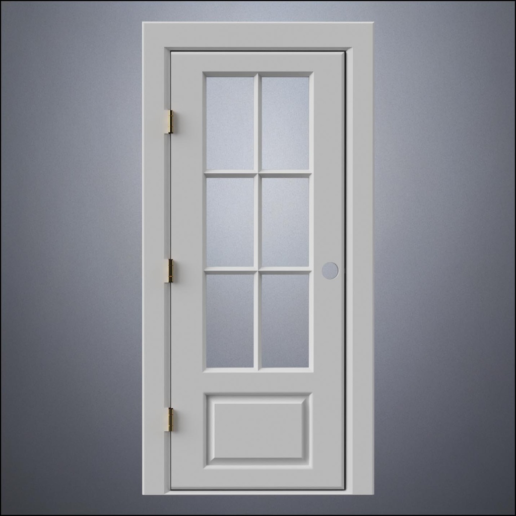 Door - Six Pane Window