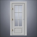 Door - Six Pane Window