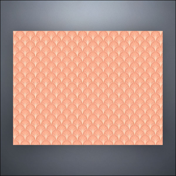 Wallpaper: Peach Fan Deco