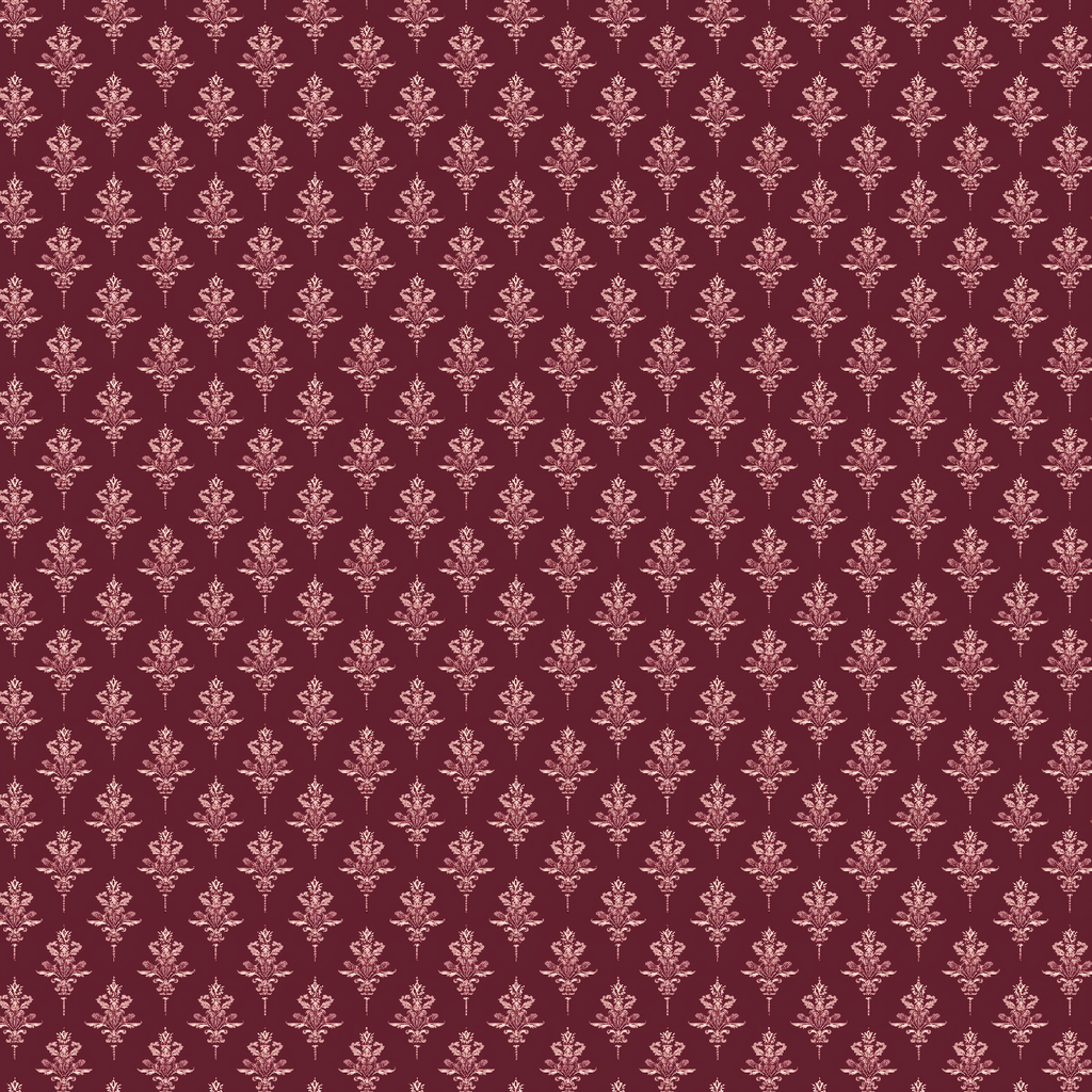 Wallpaper: Burgundy Damask