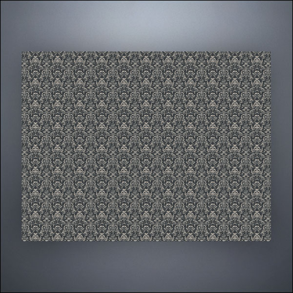 Wallpaper: Midnight Baroque Scroll