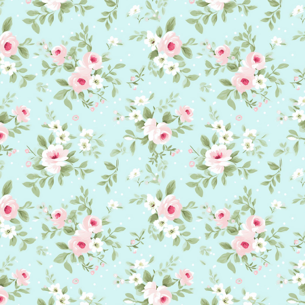 Wallpaper: Minty Rose Garden