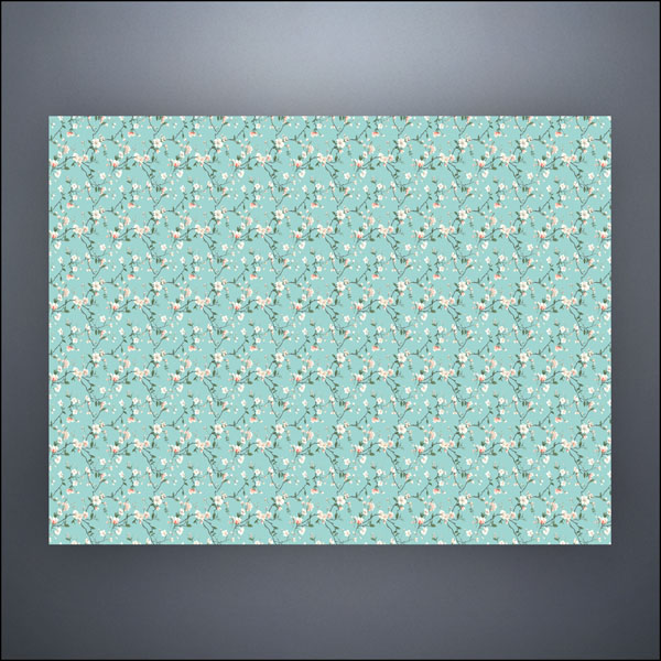 Wallpaper: Teal Cherry Blossom