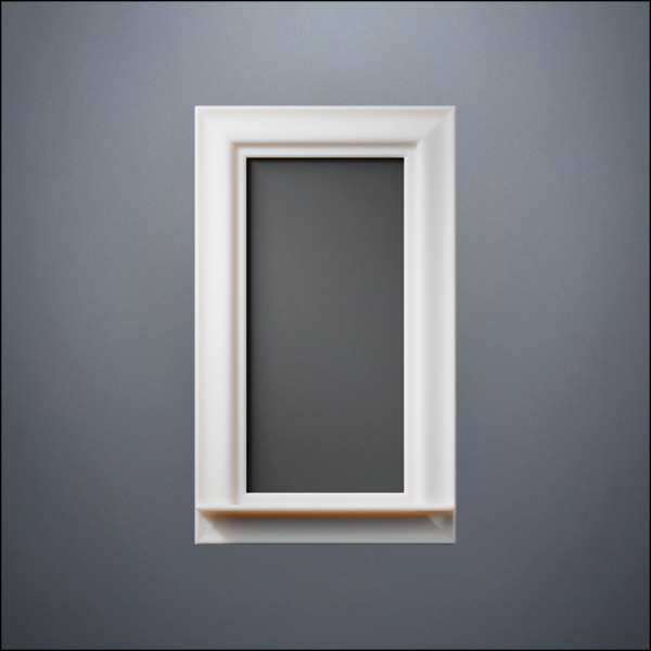 Narrow Picture Window - Thick Frame