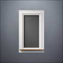 Narrow Picture Window - Thick Frame