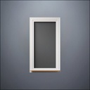 Narrow Picture Window - Thin Frame