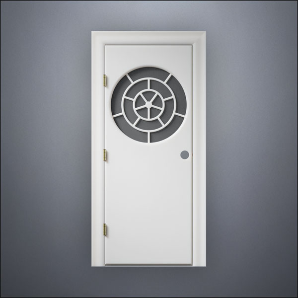 Circular Segmented Window Door - Thick Frame