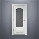 3/4 Rounded Window Door - Thick Frame