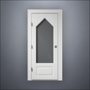 3/4 Steepled Window Door - Thick Frame