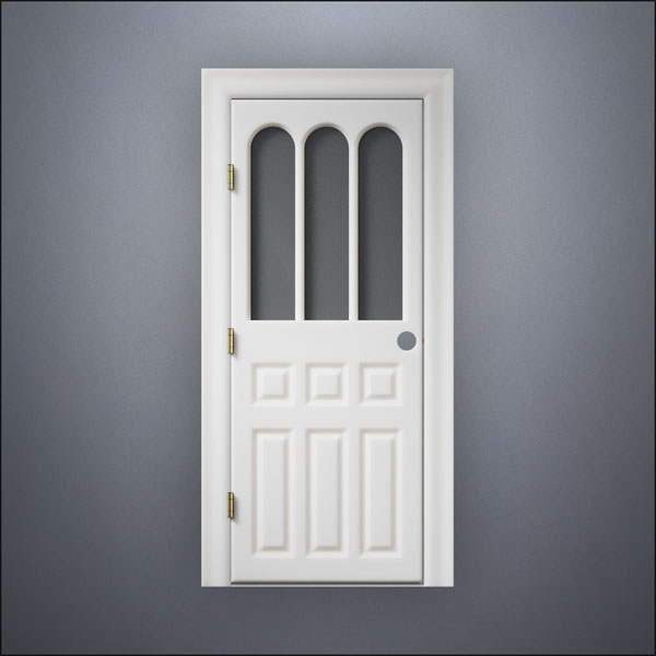 Rounded Rutherford Window Door - Thick Frame