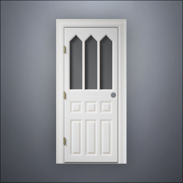 Steepled Rutherford Window Door - Thick Frame