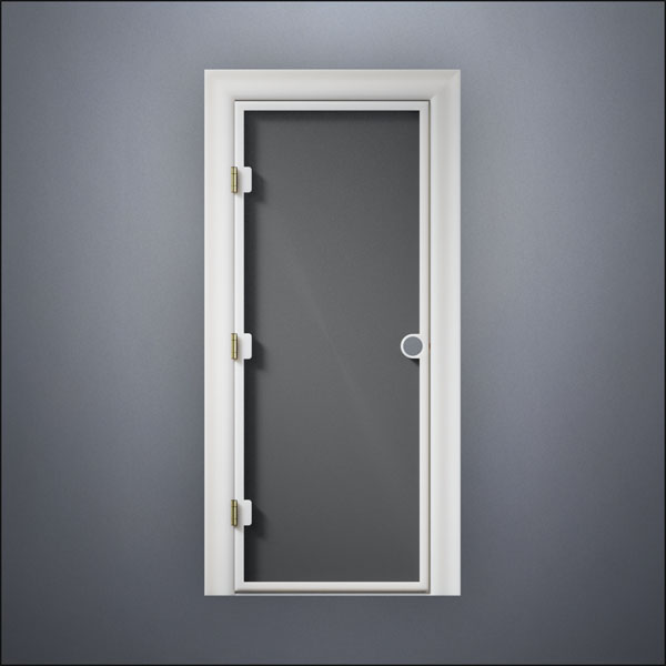 Full Window Door - Thick Frame