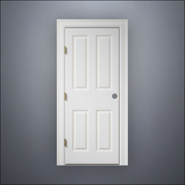 Split Carrara Door - Thick Frame