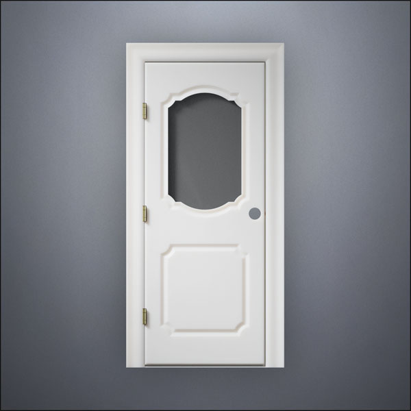 Fancy Carrara Window Door - Thick Frame