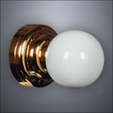 Brass Mini Globe Ceiling Light – Battery Operated LED