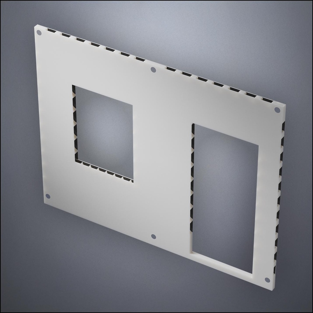 Wall With Standard Window, Door