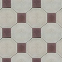 Flooring: Gray/Brown Octagonal Tile
