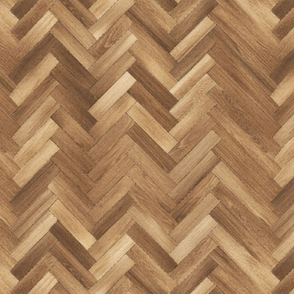 Light Wood Herringbone Flooring