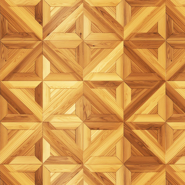 Light Wood Triangle Flooring