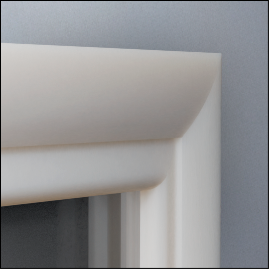 Window Frame Profile: Rounded