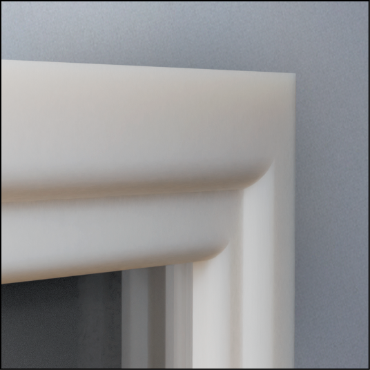 Window Frame Profile: Flat