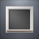 Wide Picture Window - Thick Frame