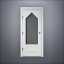 3/4 Steepled Window Door - Thin Frame