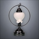 Black Ring Lantern Table Lamp – Battery Operated LED