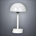 Modern White Mushroom Table Lamp – Battery Operated LED